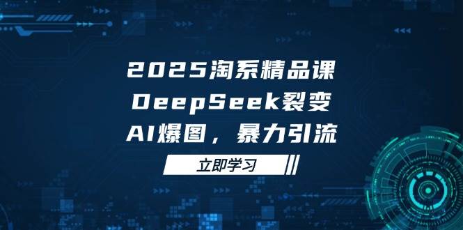（14639期）2025 淘系精品课，DeepSeek 裂变，AI 爆图，暴力引流9-enhui99