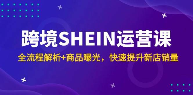 图片[1]9-（14832期）跨境SHEIN运营课，全流程解析+商品曝光，快速提升新店销量9-enhui99