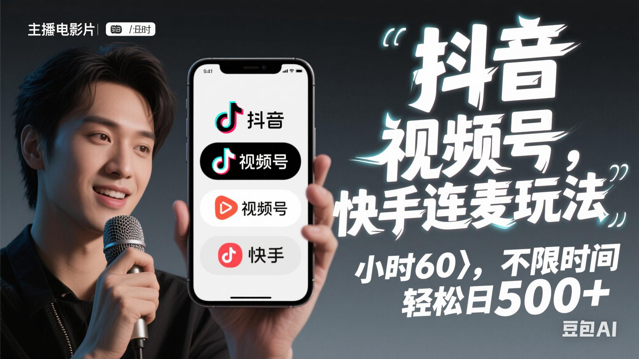 图片[1]9-（14899期）抖音，快手，视频号无脑连麦玩法！快速入门，单日稳冲1000+9-enhui99