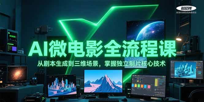 （15195期）AI微电影全流程课，从剧本生成到三维场景，掌握独立制片核心技术9-enhui99