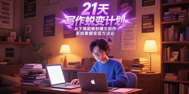 图片[1]9-（15204期）21天写作蜕变计划，从下笔困难到爆文创作，系统掌握变现方法论9-enhui99
