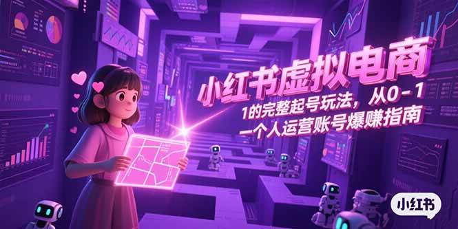 图片[1]9-（15230期）小红书虚拟电商，从0-1的完整起号玩法，一个人运营账号爆赚指南9-enhui99