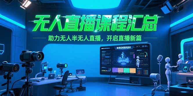图片[1]9-（15218期）无人直播课程汇总，含非实时防风技术，助力无人半无人直播，开启直播新篇9-enhui99