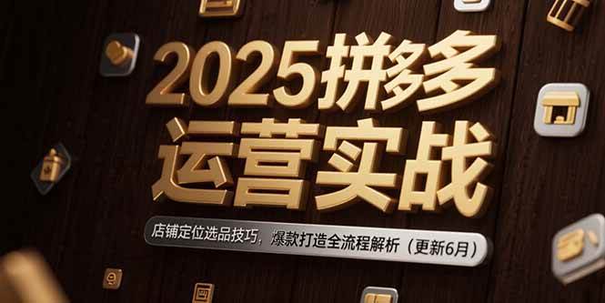 图片[1]9-（15235期）2025拼多多运营实战：店铺定位选品技巧，爆款打造全流程解析（更新6月）9-enhui99