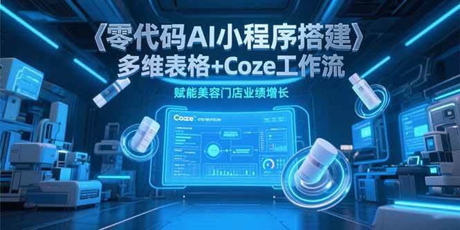 图片[1]9-（15239期）零代码AI小程序搭建，多维表格+Coze工作流，赋能美容门店业绩增长9-enhui99