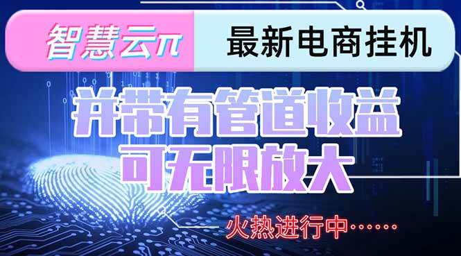 图片[1]9-（15314期）智慧云π电脑挂机单机每天收益300—500+ 并带有团队管道收益 可无限放大9-enhui99
