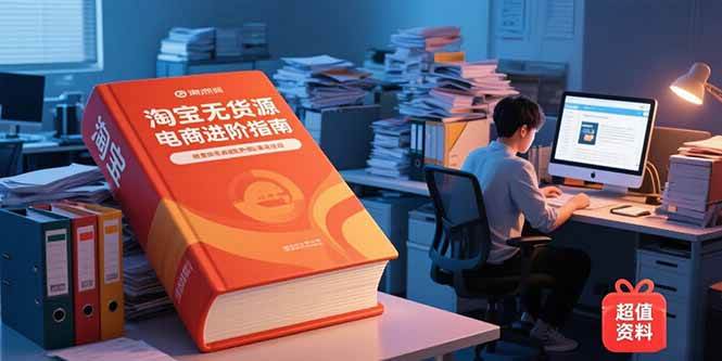 （15317期）淘宝无货源电商进阶指南，包含新人课、进阶课，配套资料，蓝海选品等9-enhui99