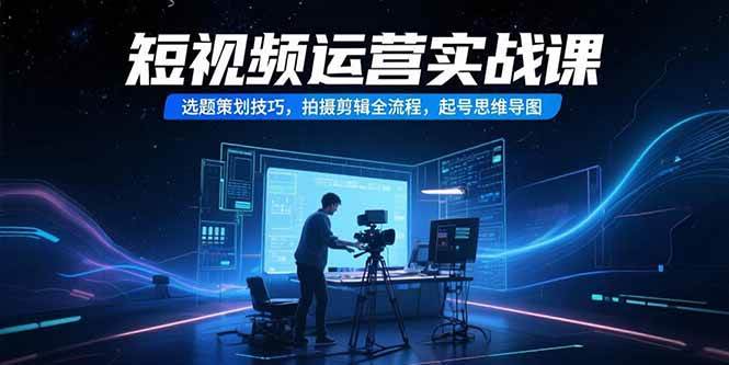 图片[1]9-（15375期）短视频运营实战课，选题策划技巧，拍摄剪辑全流程，起号思维导图9-enhui99