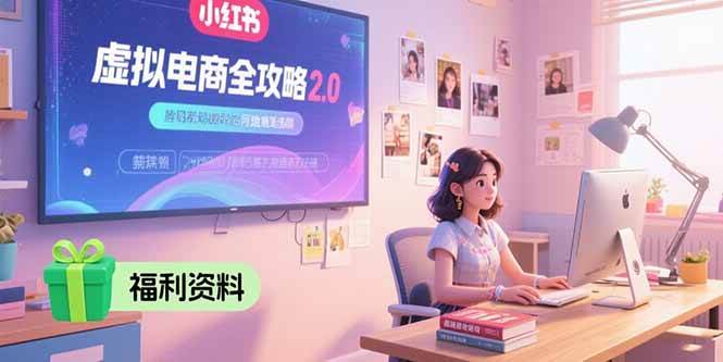 （15387期）虚拟电商全攻略2.0，开店选品实操流程，账号定位、货源发布、笔记发布技巧9-enhui99