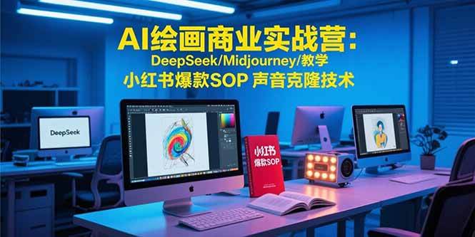 (15460期)AI绘画商业实战营:DeepSeek/Midjourney/教学 小红书爆款SOP 声音克隆技术9-enhui99