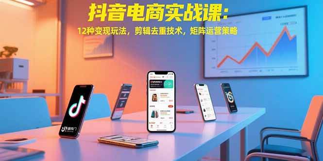 图片[1]9-（15478期）抖音电商实战课：12种变现玩法，剪辑去重技术，矩阵运营策略9-enhui99