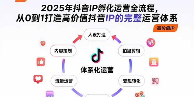 图片[1]9-（15610期）2025年抖音IP孵化运营全流程，从0到1打造高价值抖音IP的完整运营体系9-enhui99
