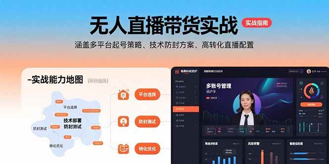 （15622期）无人直播带货实战，涵盖多平台起号策略、技术防封方案、高转化直播配置9-enhui99
