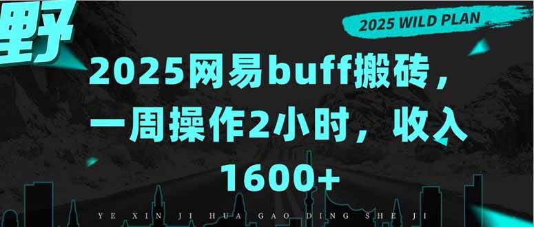 （15666期）2025网易buff搬砖，一周操作2小时，收入1600+9-enhui99