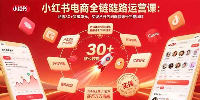 （15751期）小红书电商全链路运营课：涵盖30+实操单元，实现从开店到爆款账号完整闭环9-enhui99