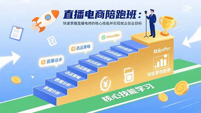 图片[1]9-（15900期）直播电商陪跑班：快速掌握直播电商的核心技能并实现就业/创业目标9-enhui99