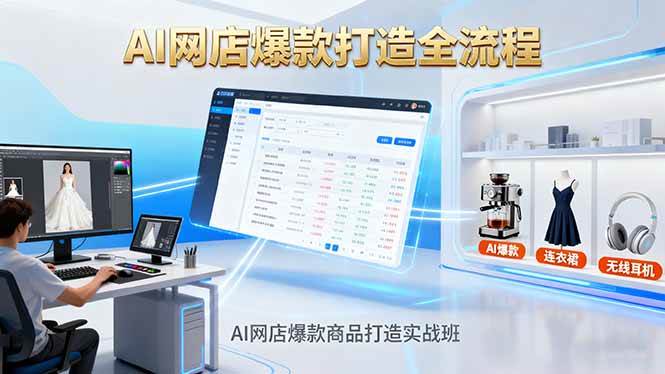 （16326期）AI网店爆款商品打造实战班：AI技术实现商品图智能处理，快速搭建AI网店9-enhui99
