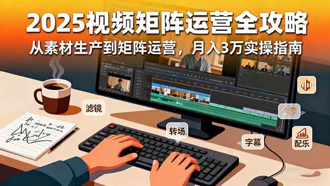 图片[1]9-（16333期）2025短视频矩阵运营全攻略：从素材生产到矩阵运营，月入3万实操指南9-enhui99