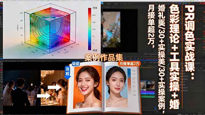 图片[1]9-（16336期）PR调色实战课：色彩理论+工具实操+婚礼医美/30+实操案例，月接单超2万9-enhui99