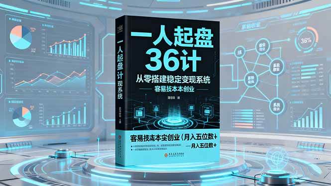 图片[1]9-（16408期）一人起盘36计：从零搭建稳定变现系统，实现低成本创业，月入五位数+9-enhui99