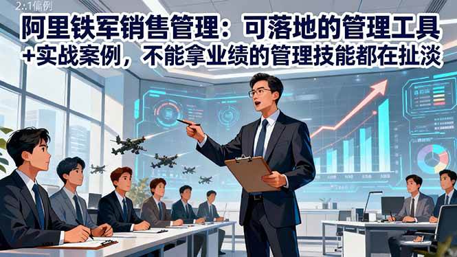 图片[1]9-（16436期）阿里铁军销售管理：可落地的管理工具+实战案例，不能拿业绩的管理都在扯淡9-enhui99