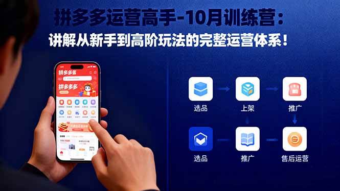 （16448期）拼多多运营高手-10月训练营：讲解从新手到高阶玩法的完整运营体系！9-enhui99