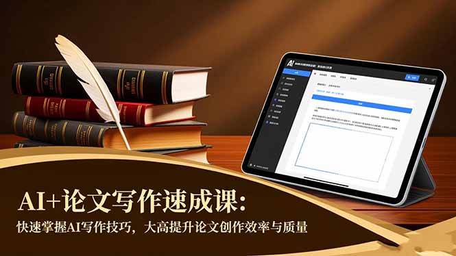 图片[1]9-（16568期）AI+论文写作速成课：快速掌握AI写作技巧，大幅提升论文创作效率与质量9-enhui99