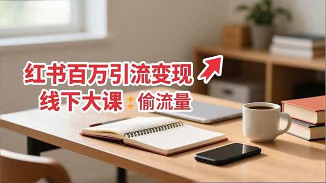 （16661期）小红书百万引流变现-11月线下大课：分享从0到百万引流路径，手把手教偷流量、拿结果9-enhui99