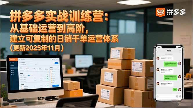 图片[1]9-（16700期）拼多多实战训练营：从基础运营到高阶，建立可复制的日销千单运营体系（更新11月）9-enhui99