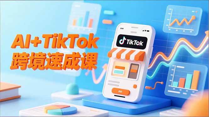 （16745期）AI+TikTok跨境速成课，智能翻译、店铺定位、流程拆解，7天高效上线运营9-enhui99