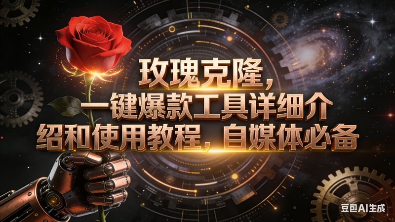 （16792期）玫瑰克隆工具，自媒体必备，一键爆款工具详细介绍和使用教程9-enhui99