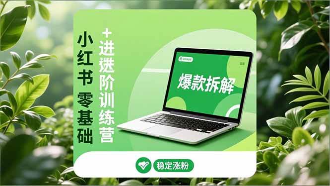 （16801期）小红书零基础+高阶训练营：安全养号、爆款拆解、长效运营，实现稳定涨粉与变现9-enhui99