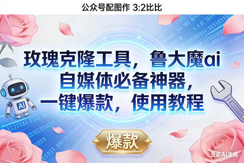 （16847期）玫瑰克隆神器，鲁大魔ai，自媒体必备，一键爆款工具，详细介绍，和使用教程9-enhui99