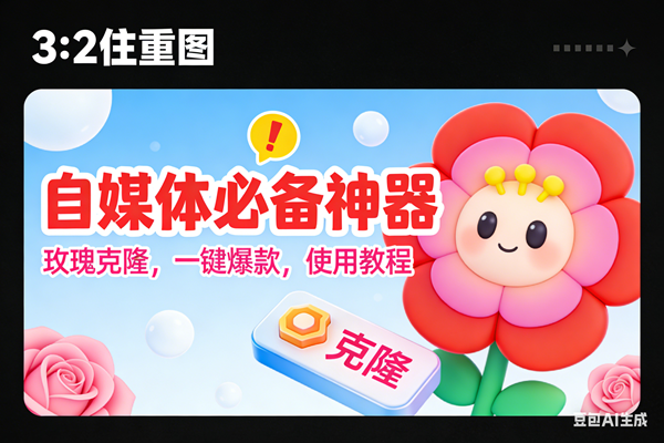 （16929期）玫瑰克隆神器，ai鲁大魔，自媒体必备的软件，一键爆款工具，详细教程9-enhui99