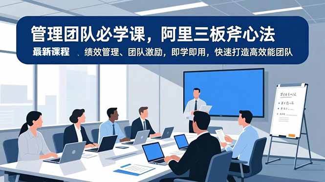 图片[1]9-（16929期）管理团队必学课，阿里三板斧心法、绩效管理、团队激励，即学即用，快速打造高效能团队9-enhui99