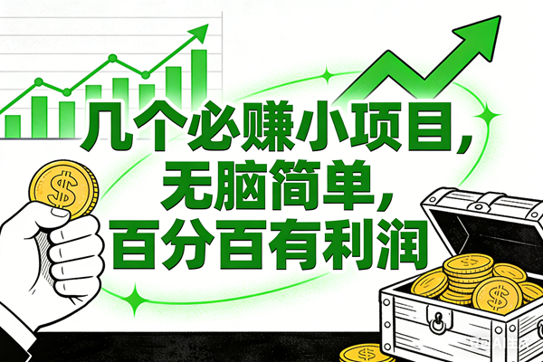 （16939期）6个必赚小项目，无脑简单，百分百有利润，副业首选，日入200+9-enhui99