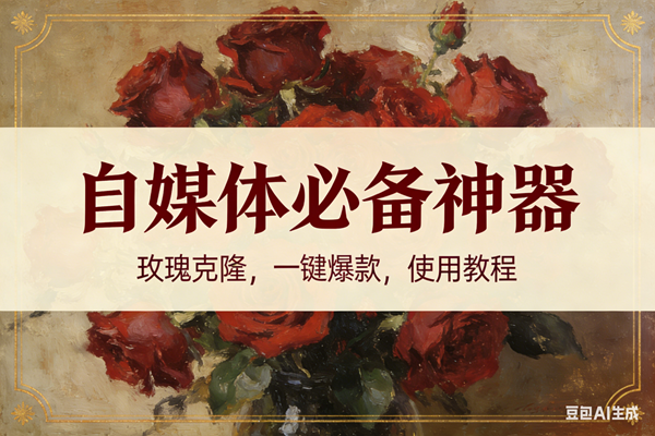 （16940期）玫瑰克隆神器，ai鲁大魔，自媒体必备的软件，一键爆款，详细教程9-enhui99