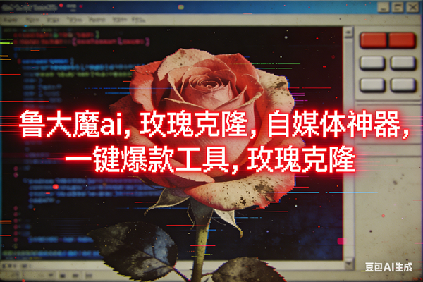 （16971期）ai鲁大魔，自媒体必备的软件，玫瑰克隆神器，一键爆款，详细教程9-enhui99