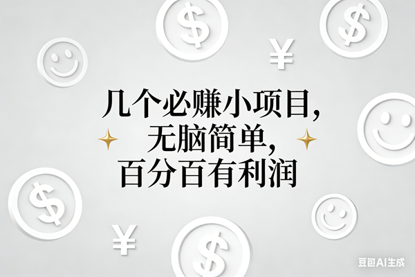 （16970期）11个必赚小项目，无脑简单，百分百有利润，副业首选，日入200+9-enhui99