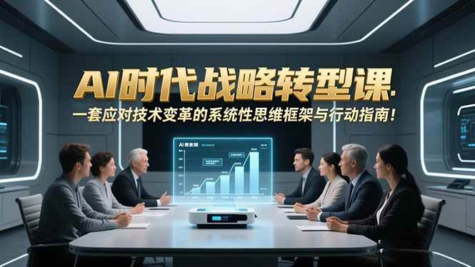 （16990期）AI时代战略转型课：一套应对技术变革的系统性思维框架与行动指南！9-enhui99
