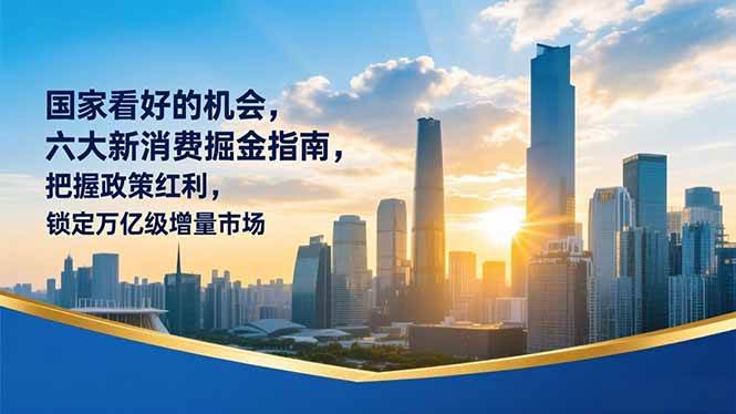 （16995期）某付费文章：国家看好的机会，六大新消费掘金指南，把握政策红利，锁定万亿级增量市场9-enhui99