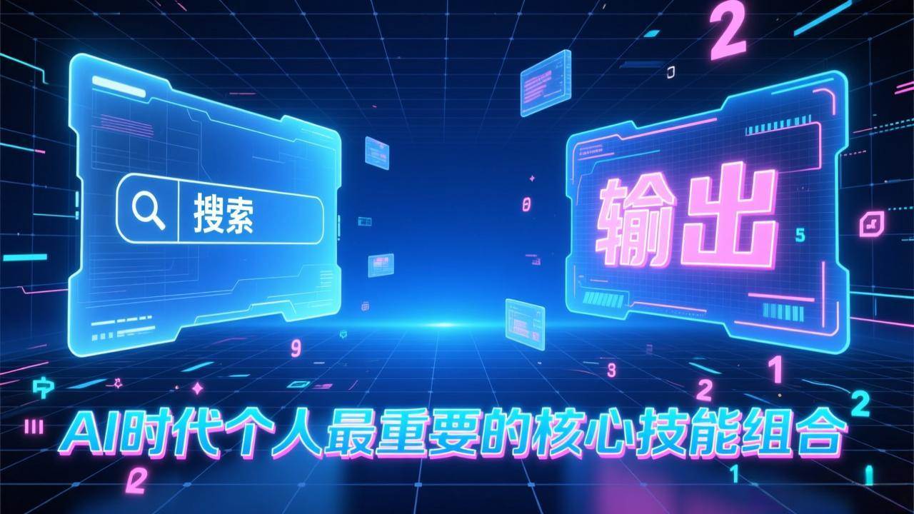 图片[1]9-（17074期）付费文章：AI时代个人最重要的核心技能组合：“输出能力”和“搜索能力”9-enhui99