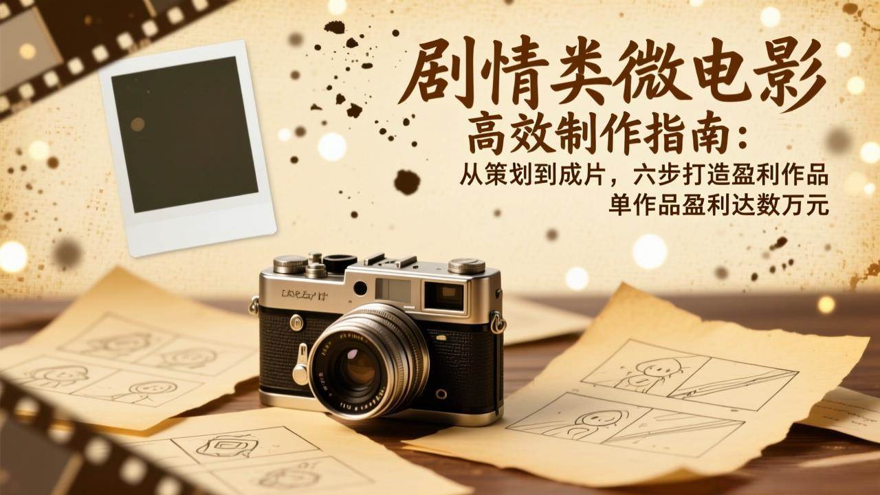 图片[1]9-（17086期）剧情类微电影高效制作指南：从策划到成片，六步打造盈利作品，单作品盈利达数万元9-enhui99