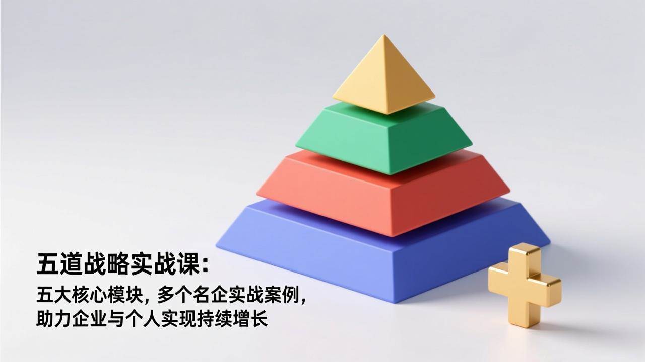 (17095期)五道战略实战课:五大核心模块,多个名企实战案例,助力企业与个人实现持续增长9-enhui99