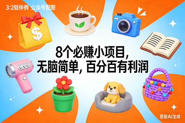 （17114期）8个必赚小项目，无脑简单，百分百有利润，副业首选，日入300+9-enhui99