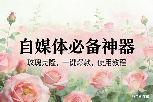 图片[1]9-（17115期）玫瑰克隆神器，ai鲁大魔，自媒体必备工具，一键爆款神器，详细教程9-enhui99
