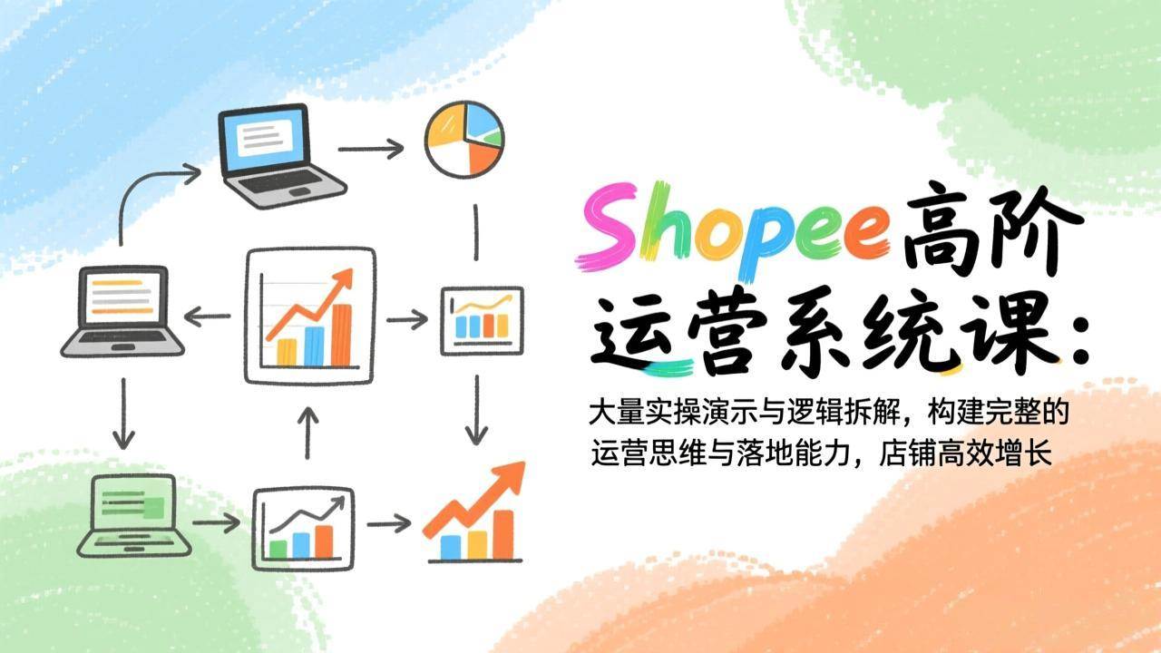 （17124期）Shopee高阶运营系统课：大量实操演示与逻辑拆解，构建完整的运营思维与落地能力，店铺高效增长9-enhui99