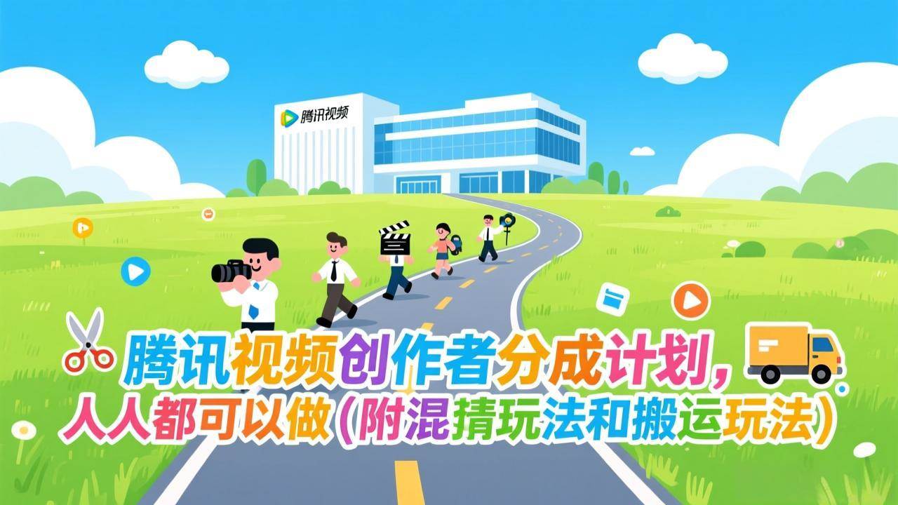 （17137期）腾讯视频创作者分成计划，人人都可以做（附混剪玩法和搬运玩法）9-enhui99