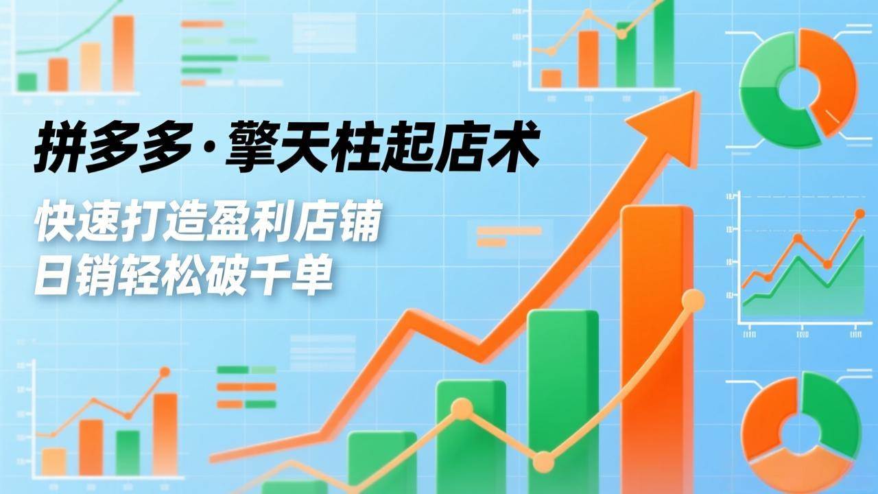 图片[1]9-（17149期）拼多多·擎天柱起店术，爆流布局、利润起飞、不断流，快速打造盈利店铺，日销轻松破千单9-enhui99