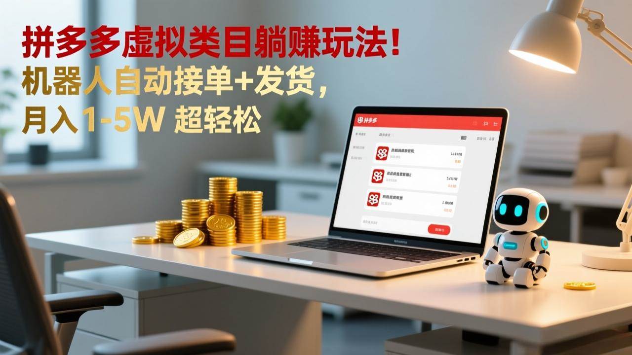 图片[1]9-（17174期）多多虚拟类目躺赚玩法！机器人自动接单+发货，月入 1-5W 超轻松9-enhui99